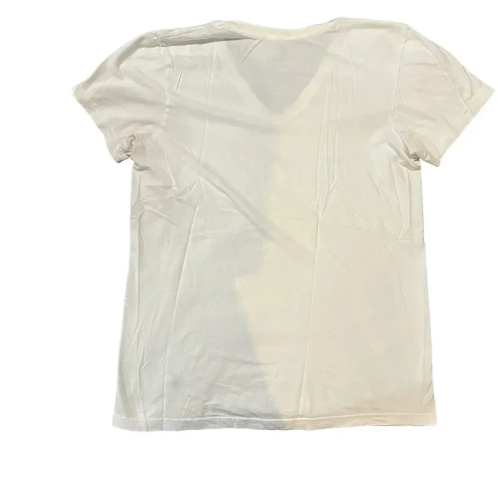 Polo Ralph Lauren‎ Small White V-Neck Short Sleeve T-Shirt/Undershirt